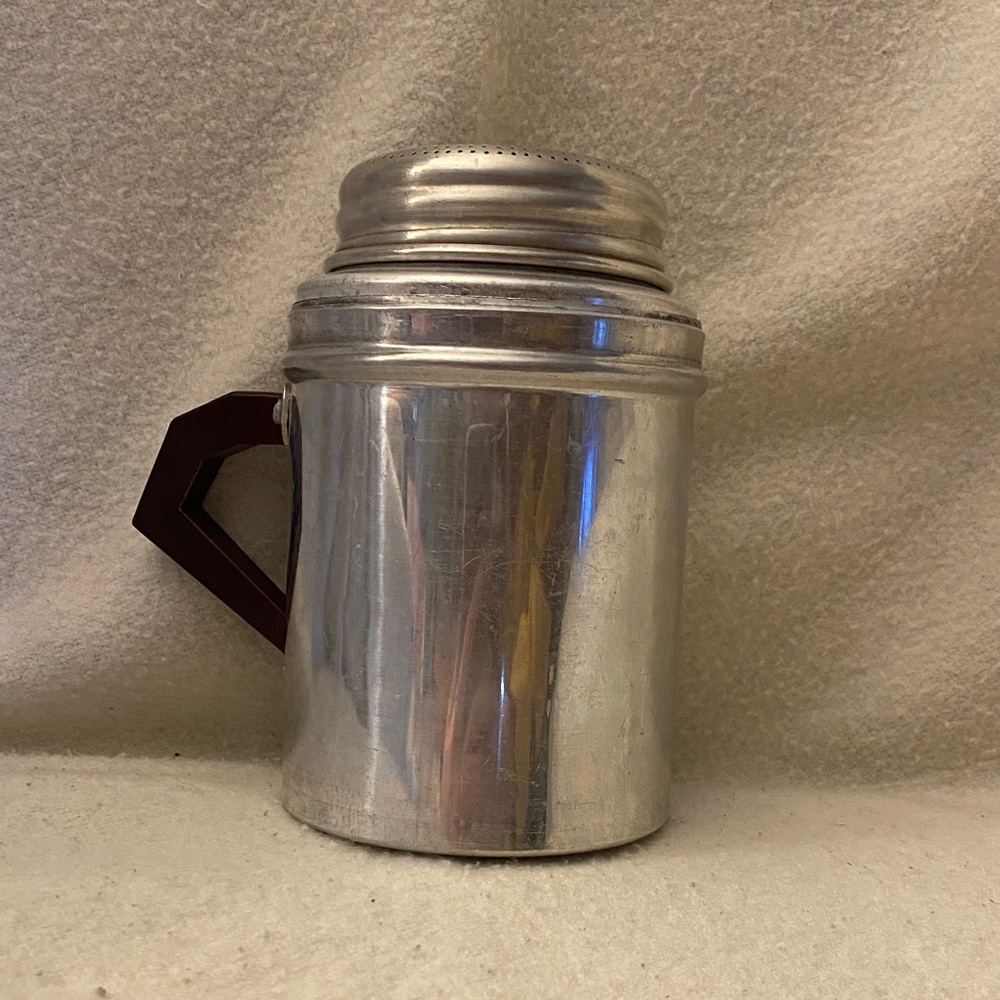 Vintage Aluminum Shaker with Handle